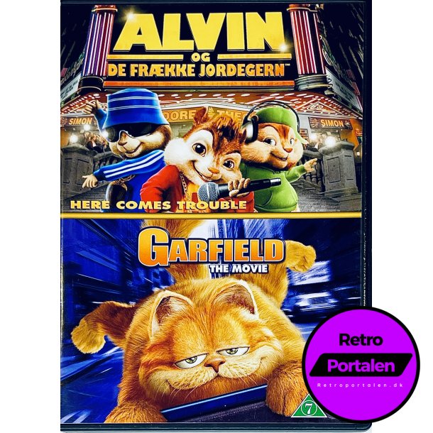 Alvin Og De Frkke Jordegern + Garfield The Movie (2 Disc) (DVD)