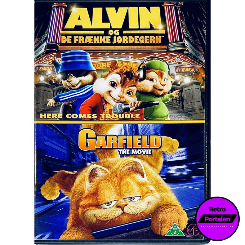 Alvin Og De Frkke Jordegern + Garfield The Movie (2 Disc) (DVD)