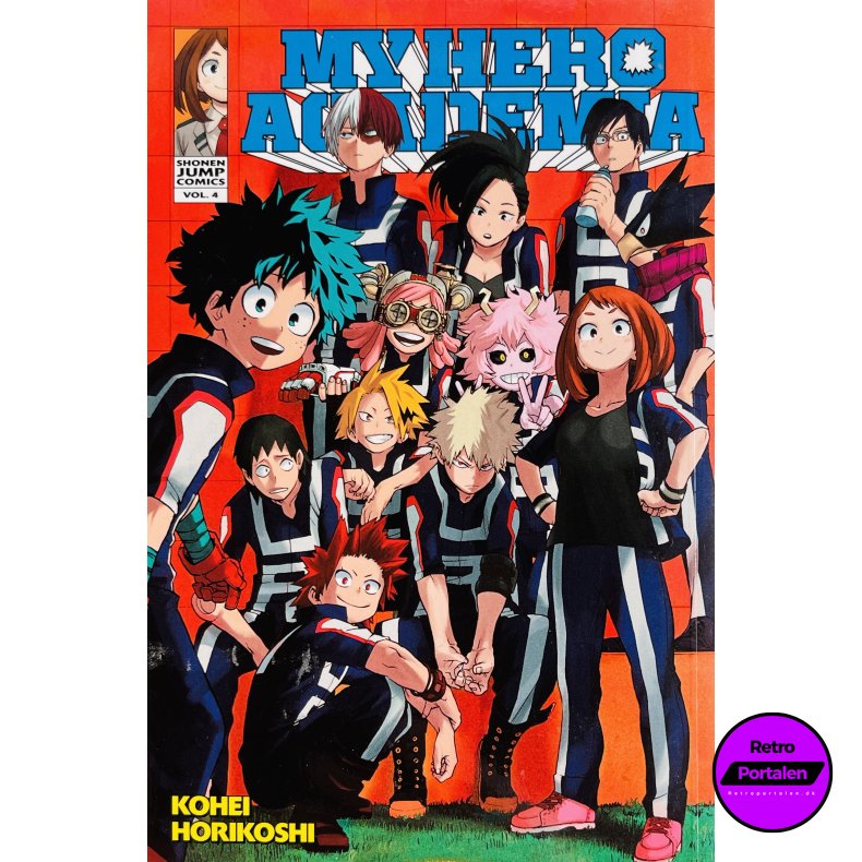 My Hero Academia Nr. 4 (Engelsk) (Manga)