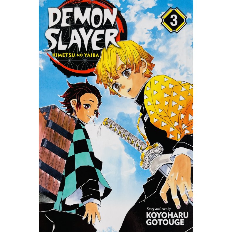 Demon Slayer Nr. 3 (Engelsk) (Manga)