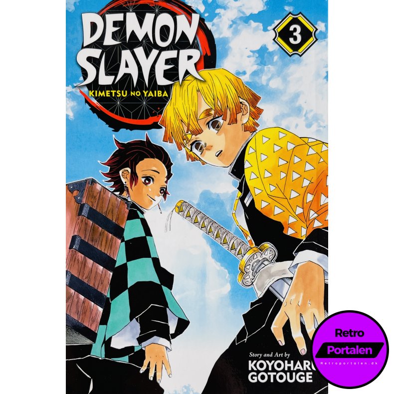Demon Slayer Nr. 3 (Engelsk) (Manga)