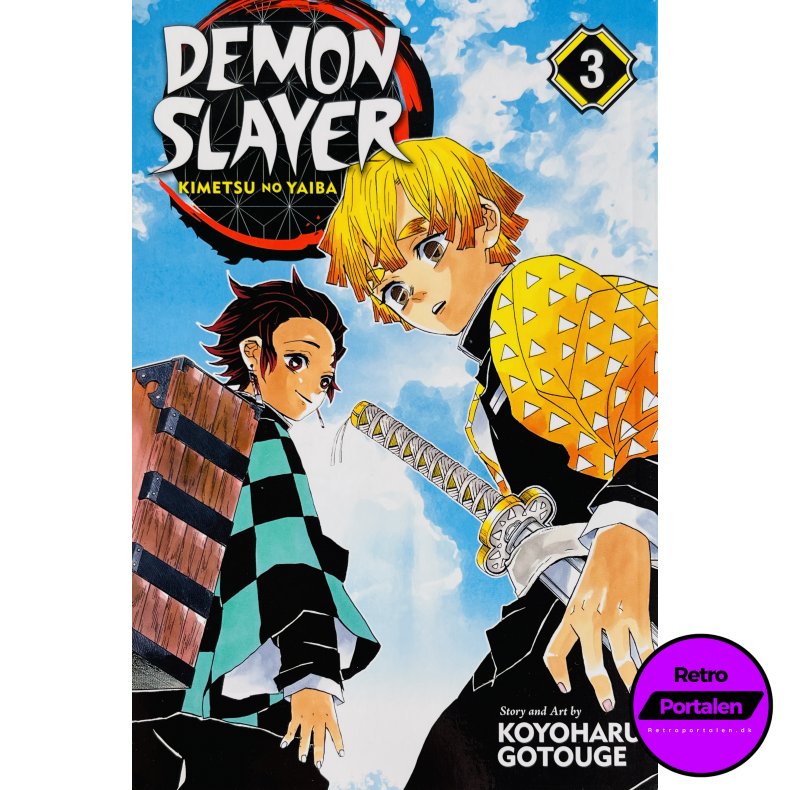 Demon Slayer Nr. 3 (Engelsk) (Manga)