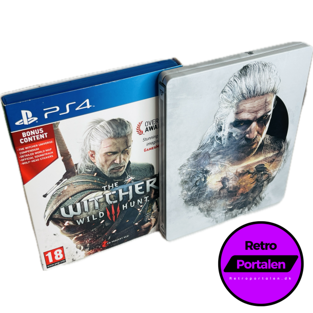 The Witcher 3: Wild Hunt (Med Steelbook) (PS4)