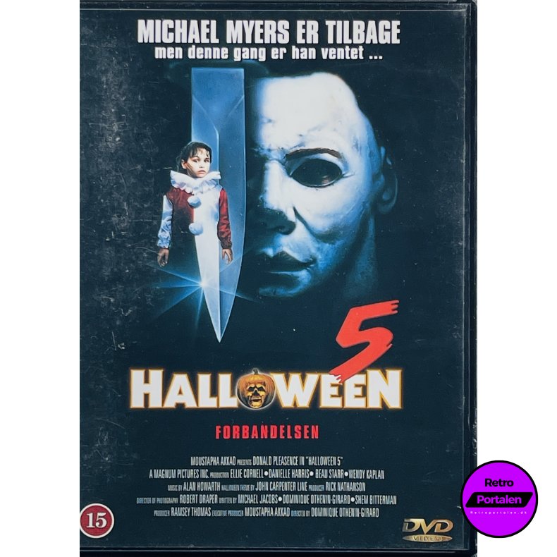 Halloween 5 Forbandelsen (DVD)