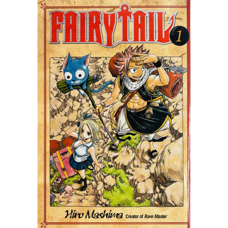 Fairy Tail Vol. 1 (Hiro Mashima) (Engelsk) (Manga)