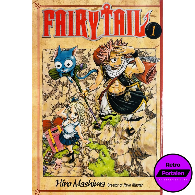 Fairy Tail Vol. 1 (Hiro Mashima) (Engelsk) (Manga)