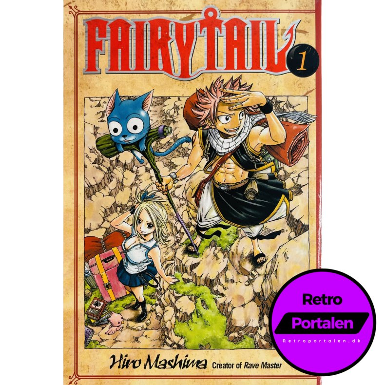Fairy Tail Vol. 1 (Hiro Mashima) (Engelsk) (Manga)
