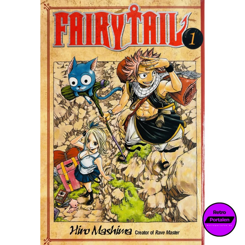Fairy Tail Vol. 1 (Hiro Mashima) (Engelsk) (Manga)