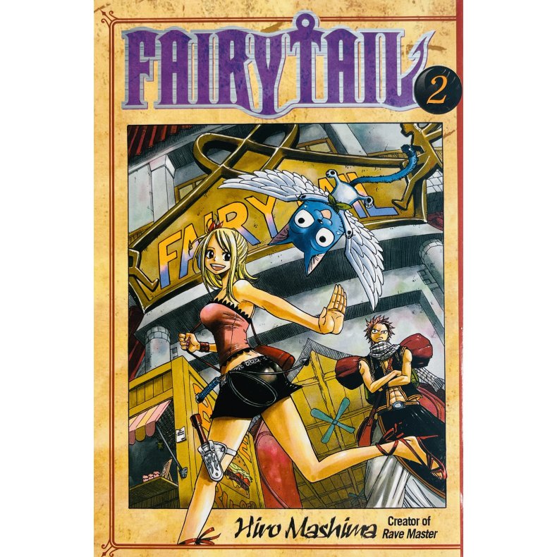 Fairy Tail Vol. 2 (Hiro Mashima) (Engelsk) (Manga)