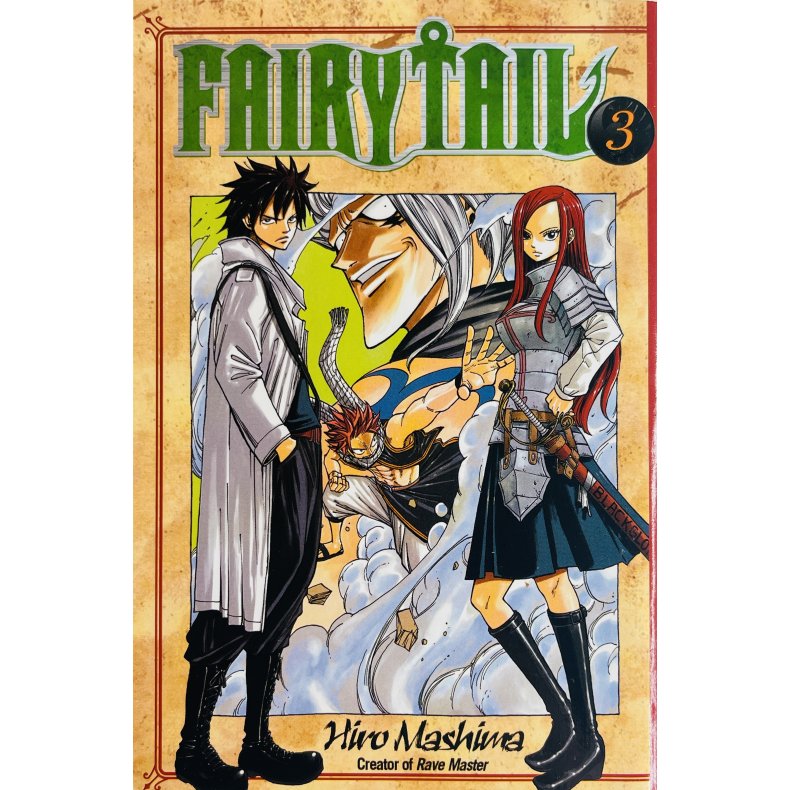 Fairy Tail Vol. 3 (Hiro Mashima) (Engelsk) (Manga)
