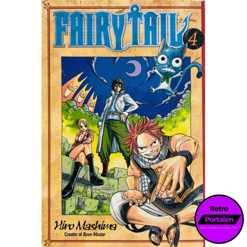 Fairy Tail Vol. 4 (Hiro Mashima) (Engelsk) (Manga)