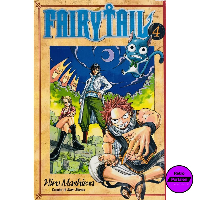 Fairy Tail Vol. 4 (Hiro Mashima) (Engelsk) (Manga)