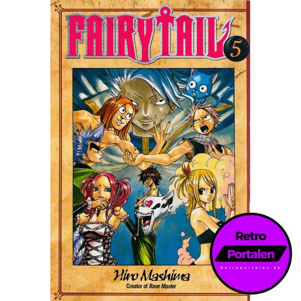 Fairy Tale Vol. 5 (Hiro Mashima) (Engelsk) (Manga)