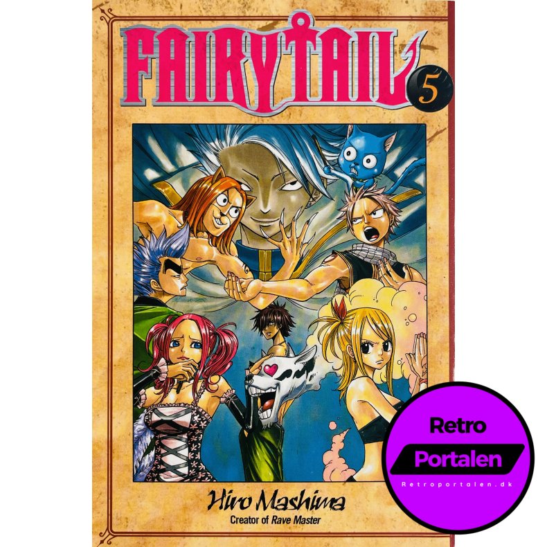 Fairy Tail Vol. 5 (Hiro Mashima) (Engelsk) (Manga)