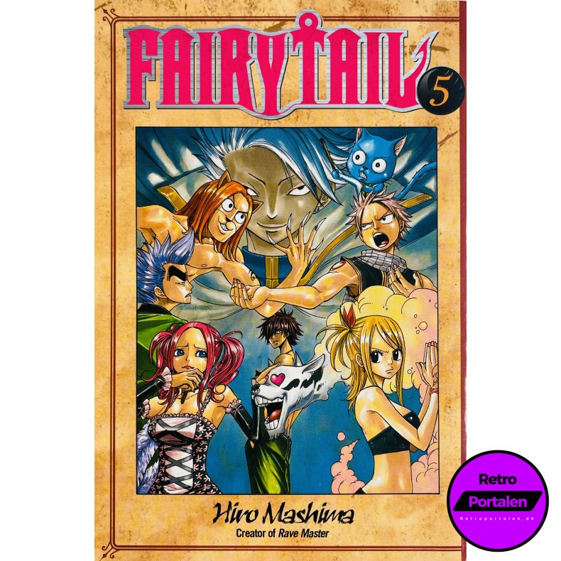 Fairy Tale Vol. 5 (Hiro Mashima) (Engelsk) (Manga)