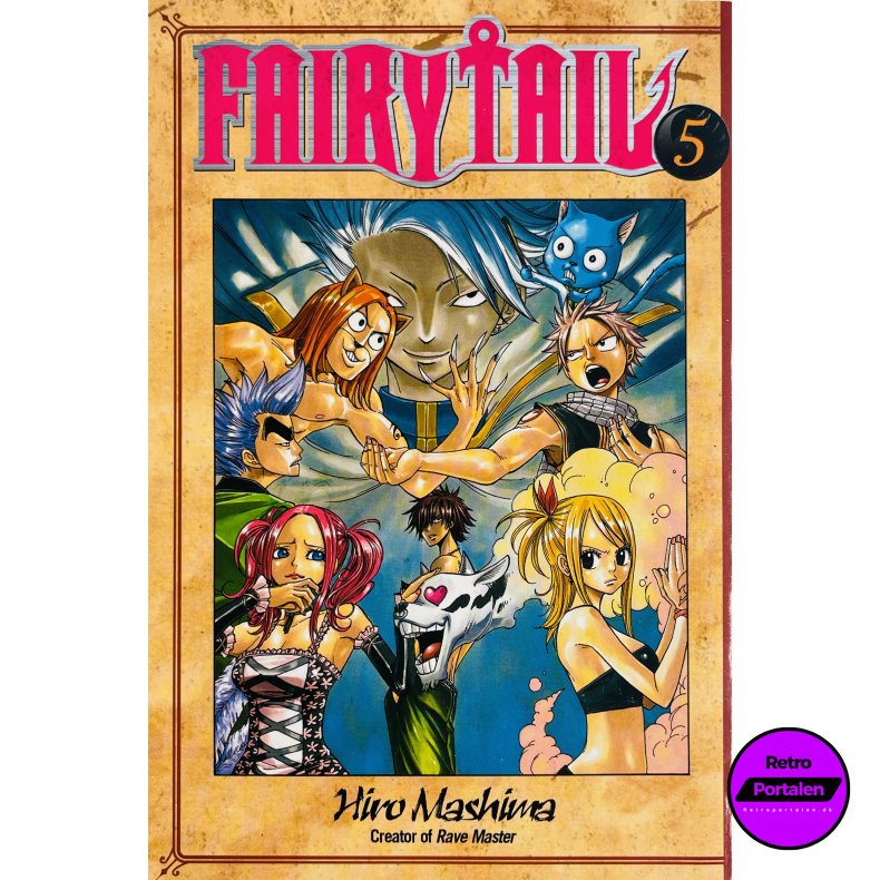 Fairy Tail Vol. 5 (Hiro Mashima) (Engelsk) (Manga)