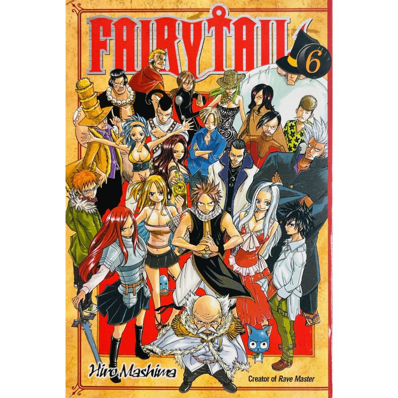 Fairy Tail Vol. 6 (Hiro Mashima) (Engelsk) (Manga)