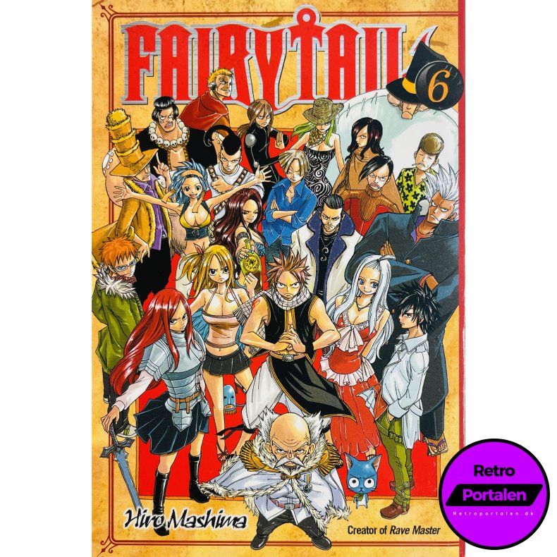 Fairy Tail Vol. 6 (Hiro Mashima) (Engelsk) (Manga)