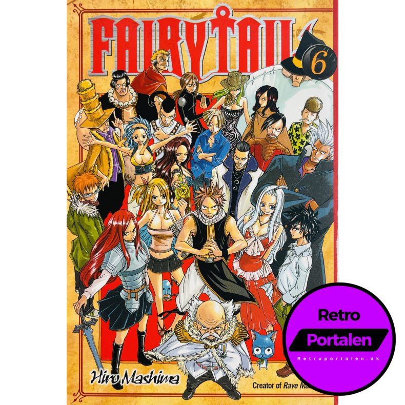 Fairy Tail Vol. 6 (Hiro Mashima) (Engelsk) (Manga)