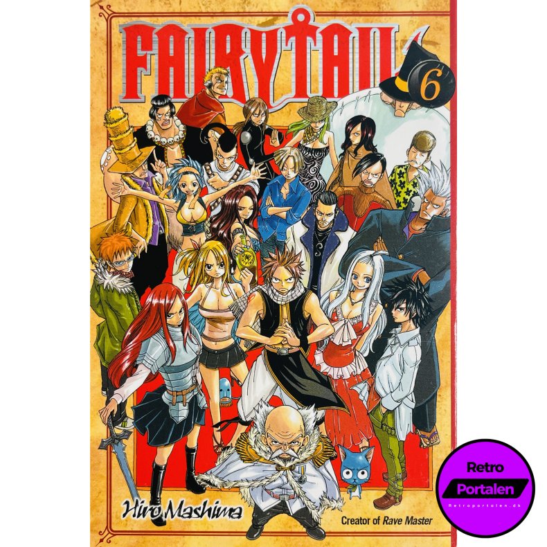 Fairy Tale Vol. 6 (Hiro Mashima) (Engelsk) (Manga)