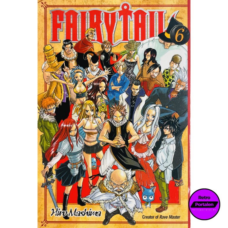 Fairy Tail Vol. 6 (Hiro Mashima) (Engelsk) (Manga)