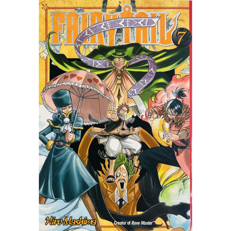 Fairy Tail Vol. 7 (Hiro Mashima) (Engelsk) (Manga)