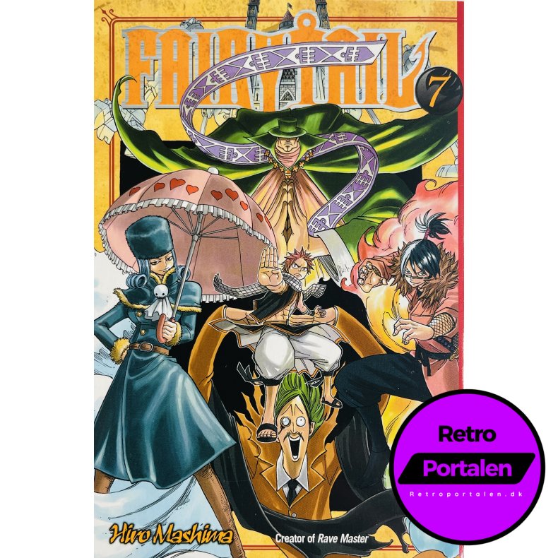 Fairy Tail Vol. 7 (Hiro Mashima) (Engelsk) (Manga)