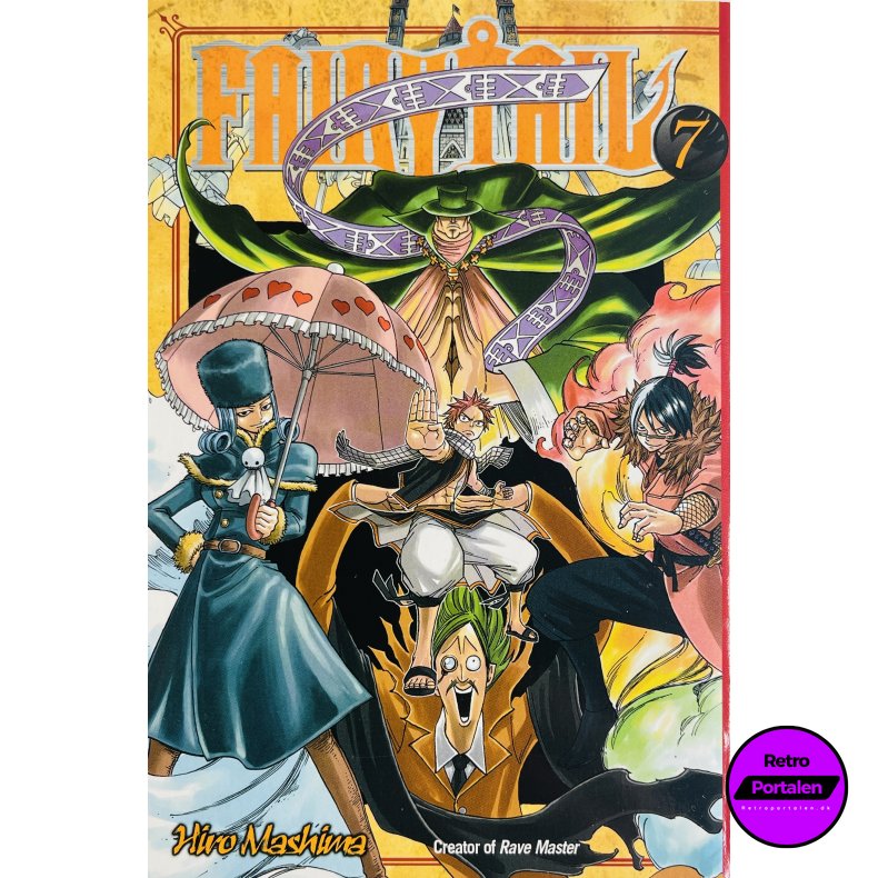 Fairy Tail Vol. 7 (Hiro Mashima) (Engelsk) (Manga)