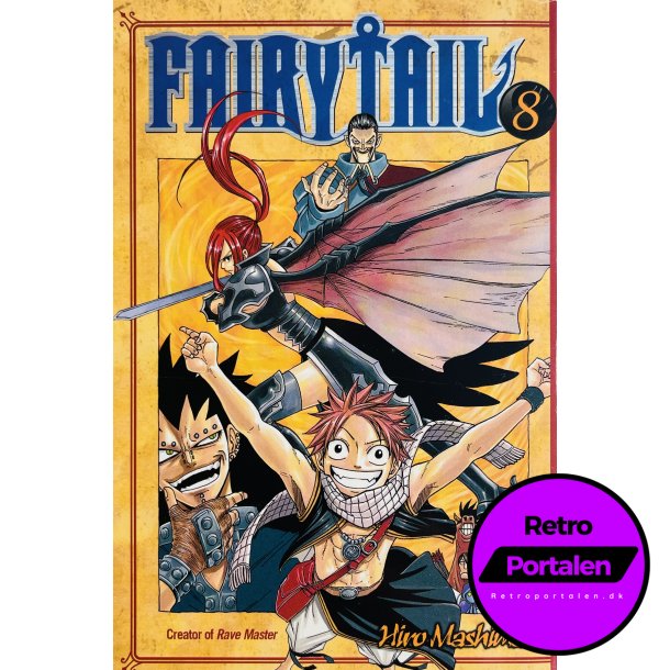 Fairy Tale Vol. 8 (Hiro Mashima) (Engelsk) (Manga)