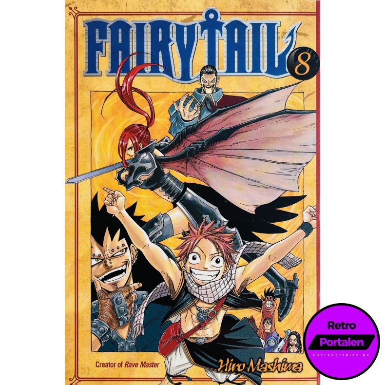 Fairy Tail Vol. 8 (Hiro Mashima) (Engelsk) (Manga)