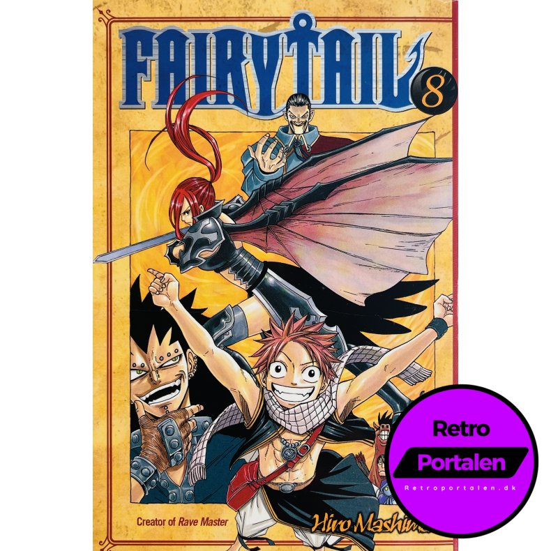 Fairy Tail Vol. 8 (Hiro Mashima) (Engelsk) (Manga)