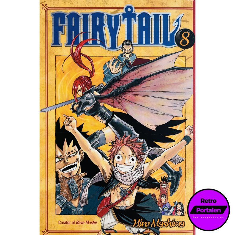 Fairy Tale Vol. 8 (Hiro Mashima) (Engelsk) (Manga)