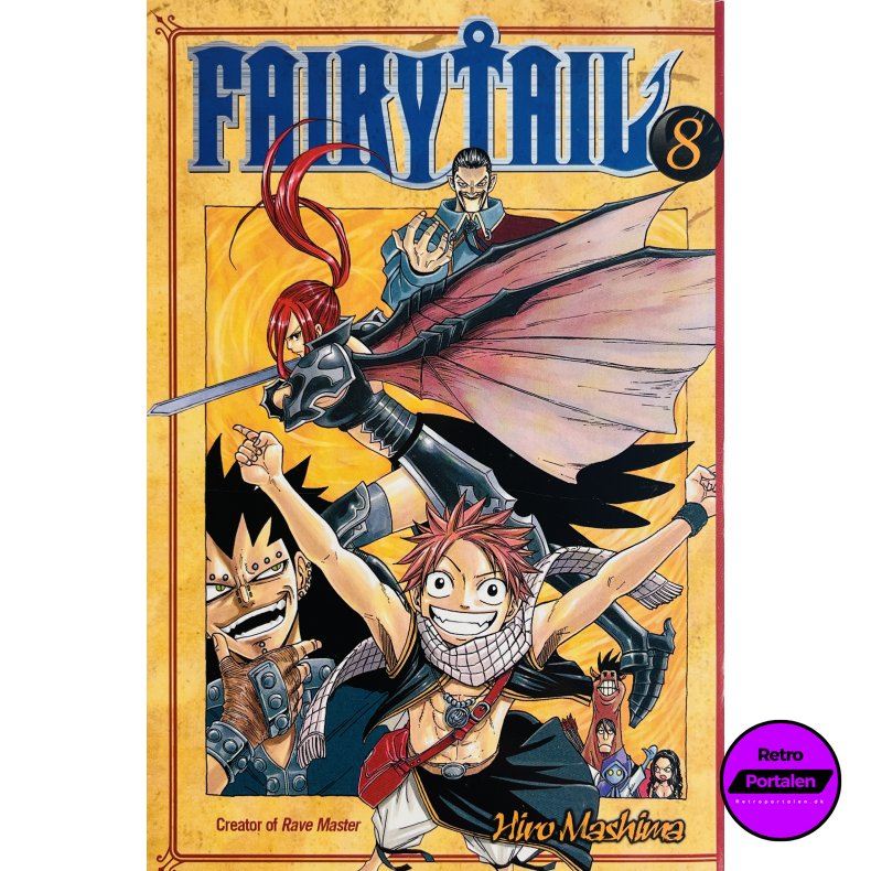 Fairy Tail Vol. 8 (Hiro Mashima) (Engelsk) (Manga)