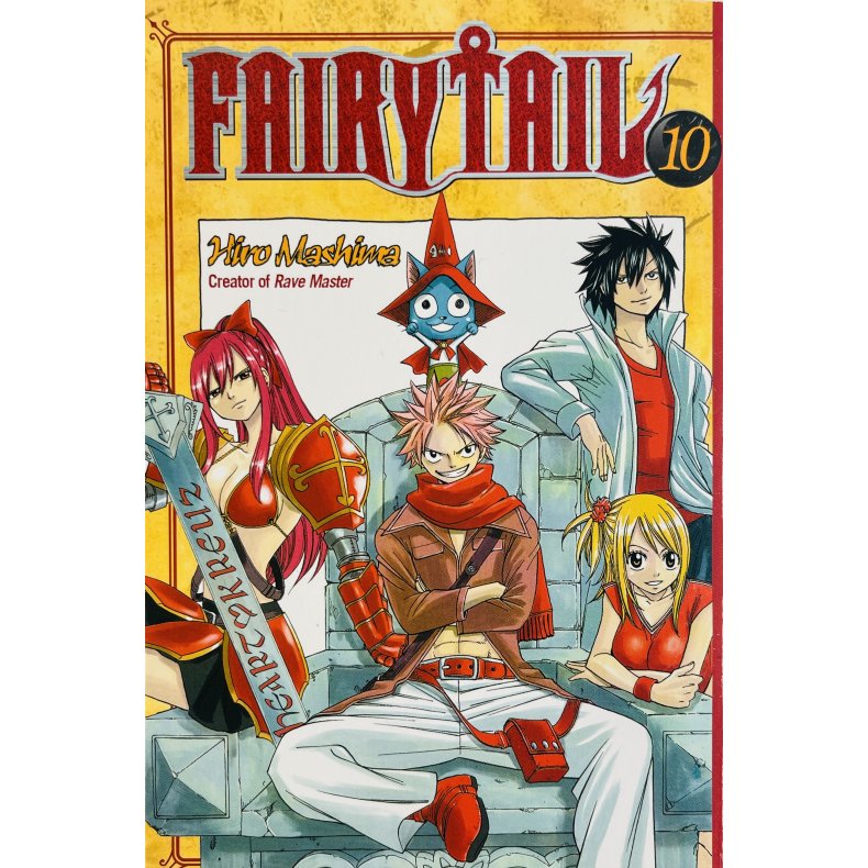 Fairy Tail Vol. 10 (Hiro Mashima) (Engelsk) (Manga)