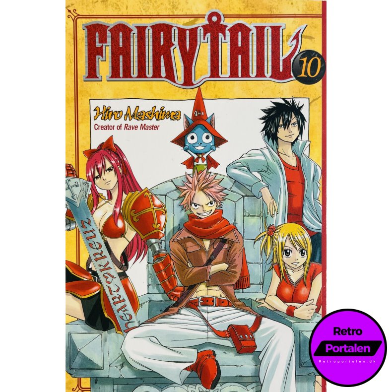 Fairy Tail Vol. 10 (Hiro Mashima) (Engelsk) (Manga)