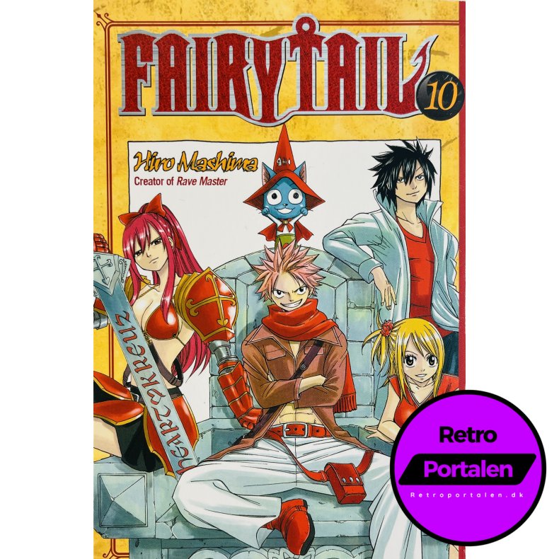 Fairy Tail Vol. 10 (Hiro Mashima) (Engelsk) (Manga)