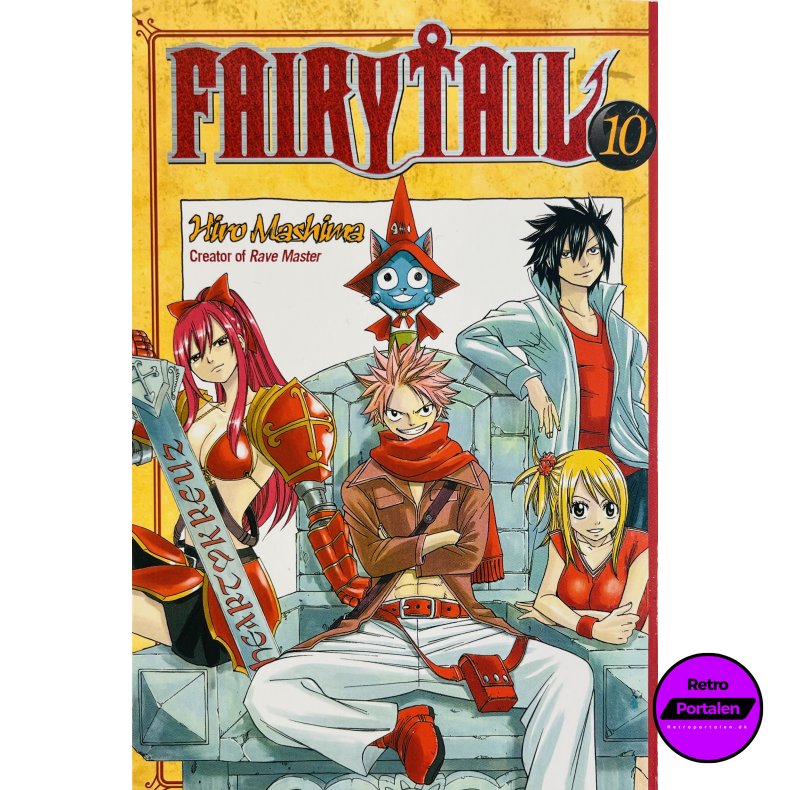 Fairy Tail Vol. 10 (Hiro Mashima) (Engelsk) (Manga)