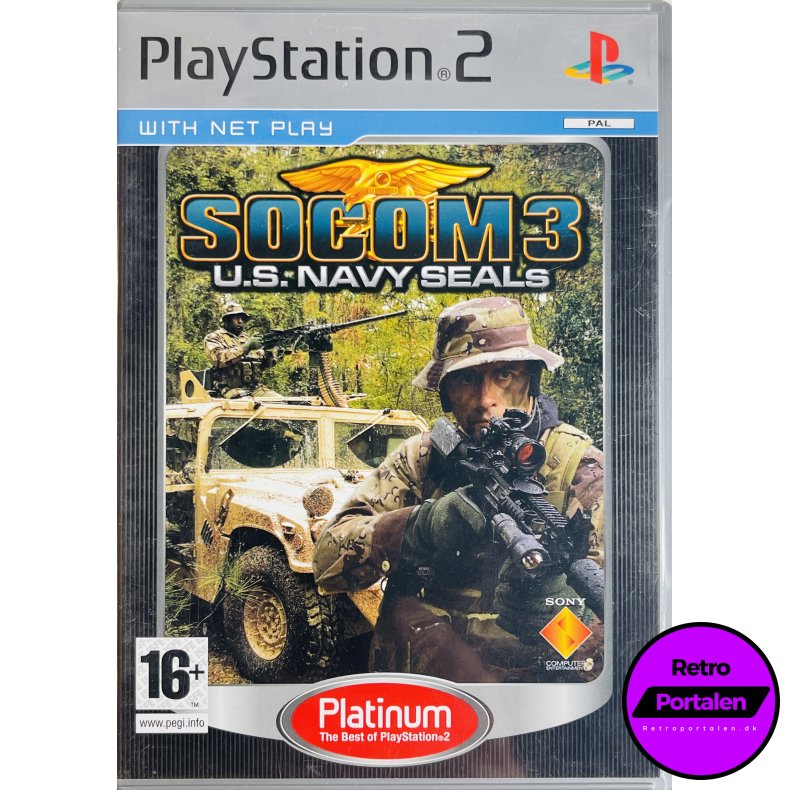 SOCOM 3: U.S. Navy Seals (Platinum) (PS2)
