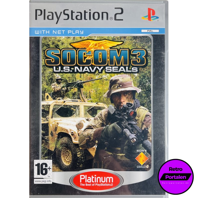 SOCOM 3: U.S. Navy Seals (Platinum) (PS2)