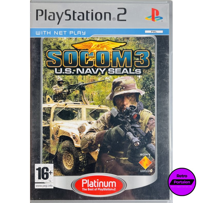 SOCOM 3: U.S. Navy Seals (Platinum) (PS2)