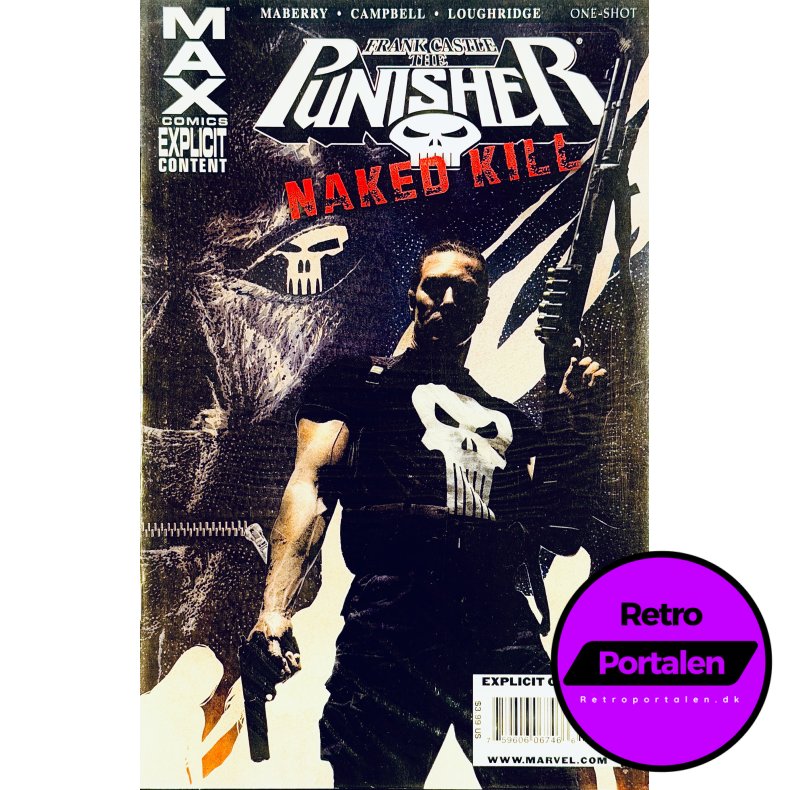 Frank Castle The Punisher: Naked Kill No. 1 August 2009 (Engelsk - Marvel Tegneserie)