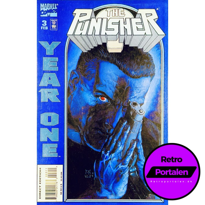 The Punisher: Year One Vol. 1 No. 3 February 1995 (Engelsk - Marvel Tegneserie)