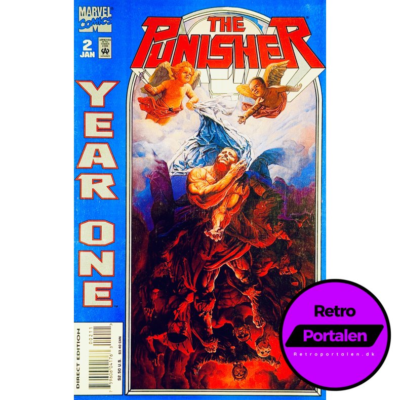 The Punisher: Year One Vol. 1 No. 2 January 1995 (Engelsk - Marvel Tegneserie)