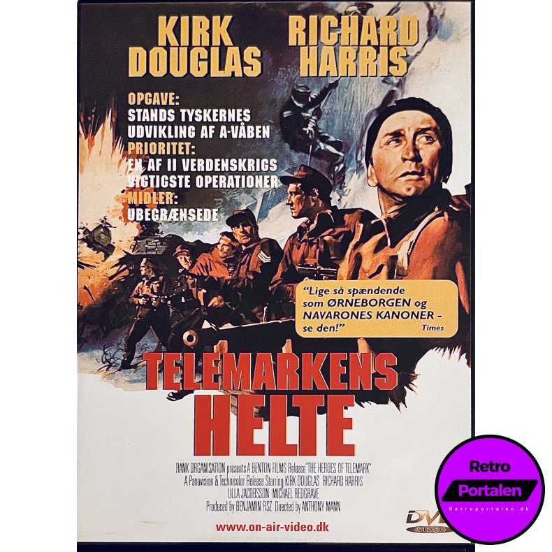 Telemarkens Helte (Kirk Douglas) (DVD)