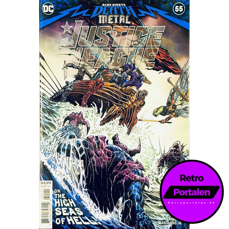 Justice League Nr. 55 Late December 2020 (Dark Nights Death Metal - Engelsk - DC Comics Tegneserie)