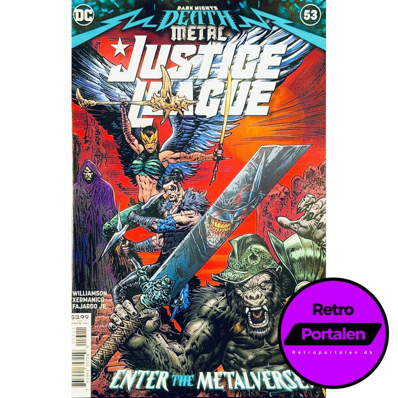 Justice League Nr. 53 Late November 2020 (Dark Nights Death Metal - Engelsk - DC Comics Tegneserie)