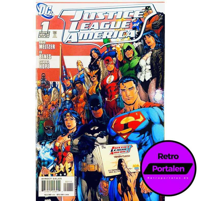 Justice League Of America Nr. 1 First Issue Oct 2006 (Engelsk - DC Comics Tegneserie)