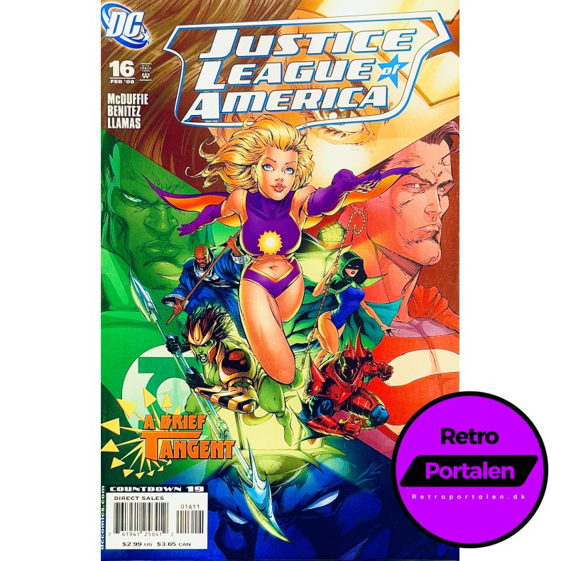Justice League Of America Nr. 16 Feb 2008 (Engelsk - DC Comics Tegneserie)