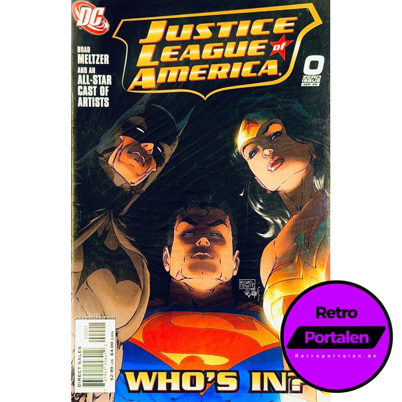 Justice League Of America Nr. 0 September 2006 (Engelsk - DC Comics Tegneserie)