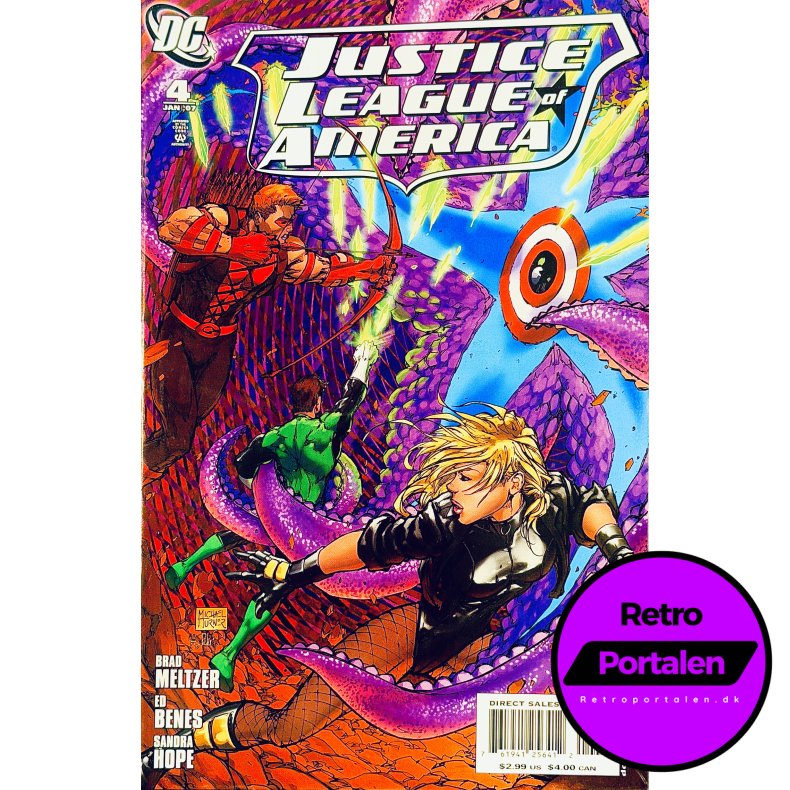 Justice League Of America Nr. 4 Jan 2007 (Engelsk - DC Comics Tegneserie)